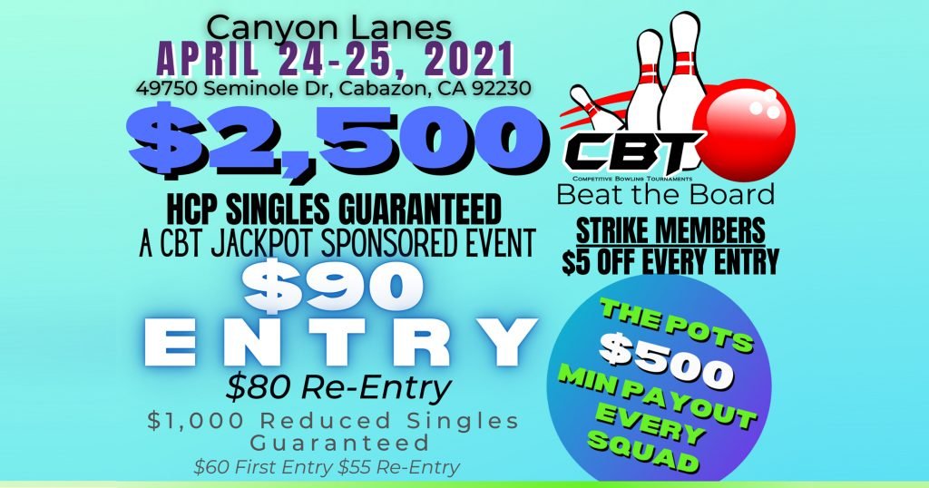 CBT $2500 Singles
